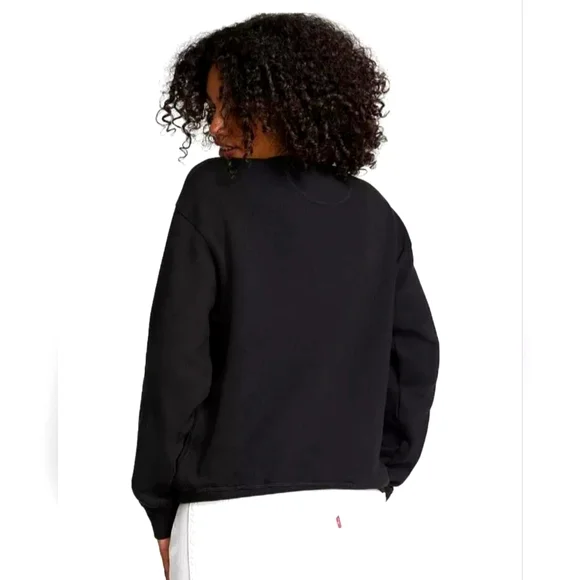 PINK VS "Sundays are the Best Days" Crewneck Sweater Black. Size L - Picture 2 of 6